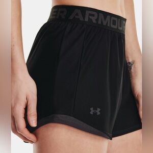 Under Armour Woman's UA Play Up Shorts Size Small Athletic Black Running Shorts